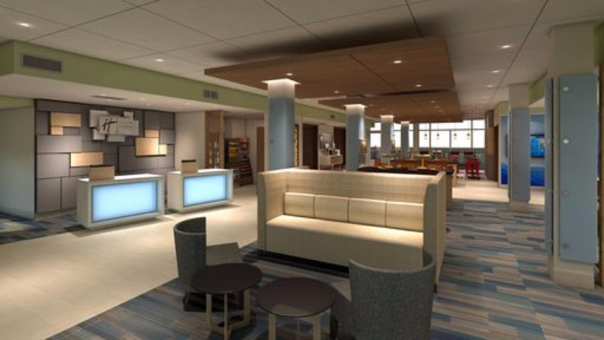 Holiday Inn Express & Suites Omaha Airport By Ihg Carter Lake Экстерьер фото